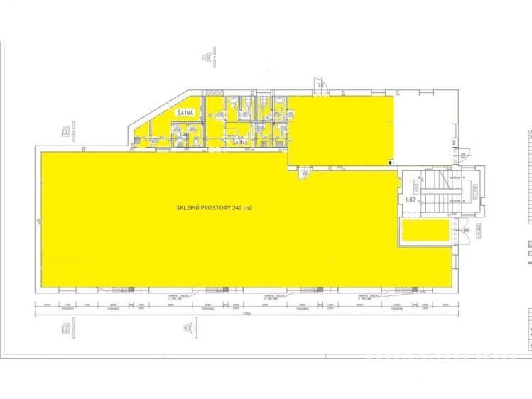 Pronájem obchodního prostoru 240 m2 S. K. Neumanna, Jihlava Horní Kosov