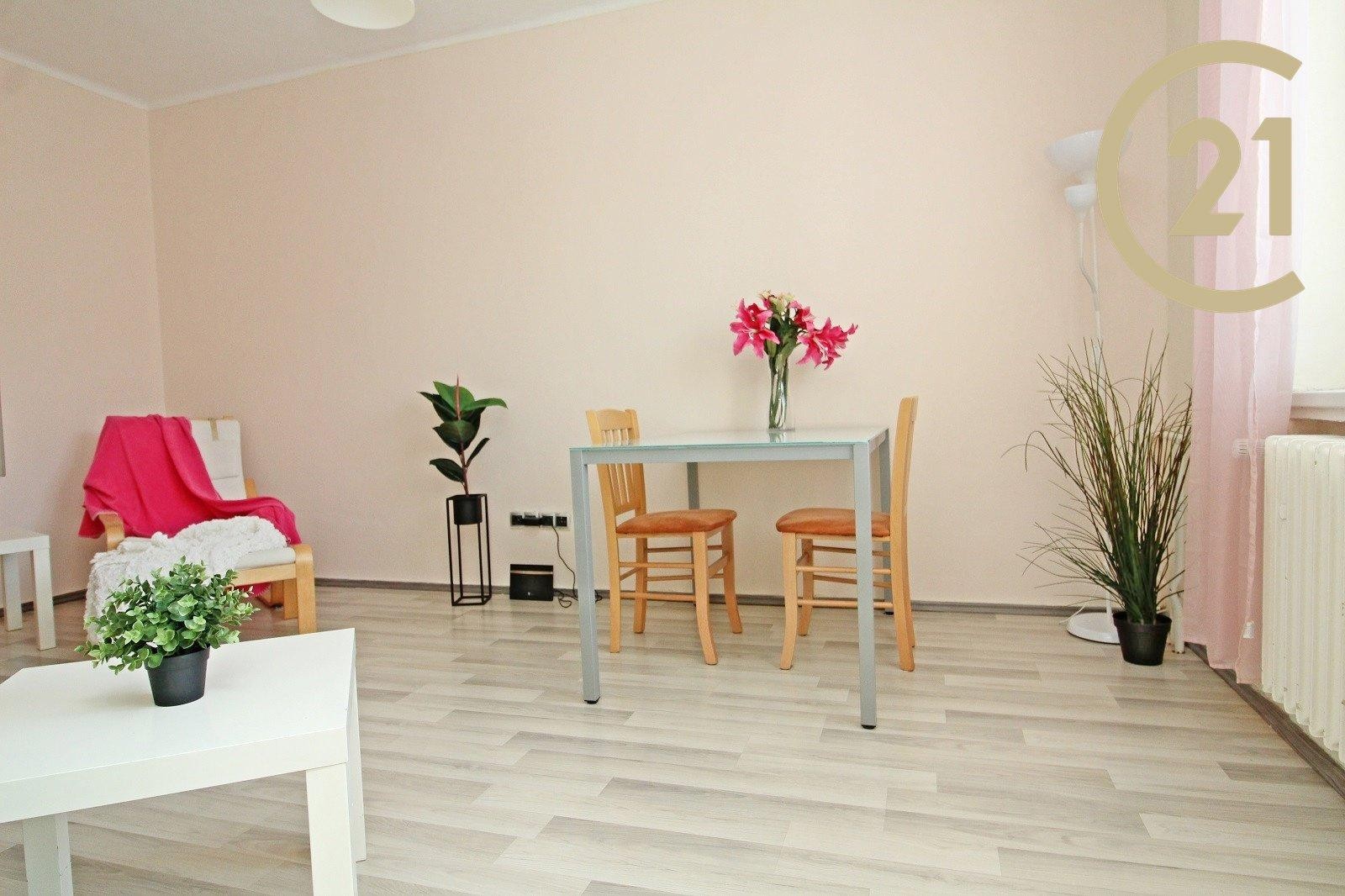 Pronájem světlého bytu 2+1, 52 m2 Praha - Braník, k dispozici od 1. 4 .