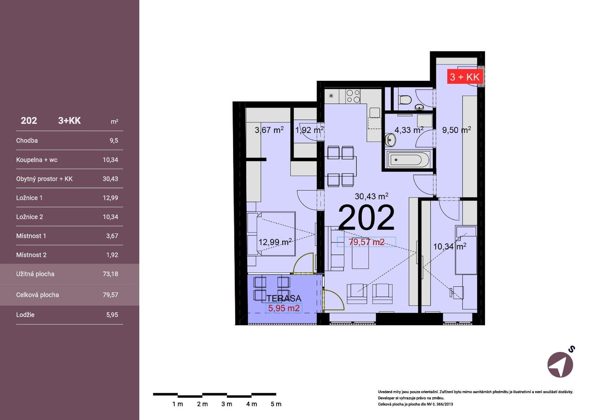 Prodej, Byty 3+kk, 80 m2 - Chrudim IV