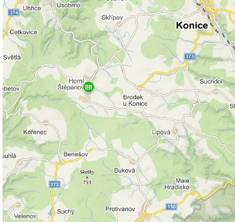 Pozemky 3421 m2, k.ú. Horní Štěpánov