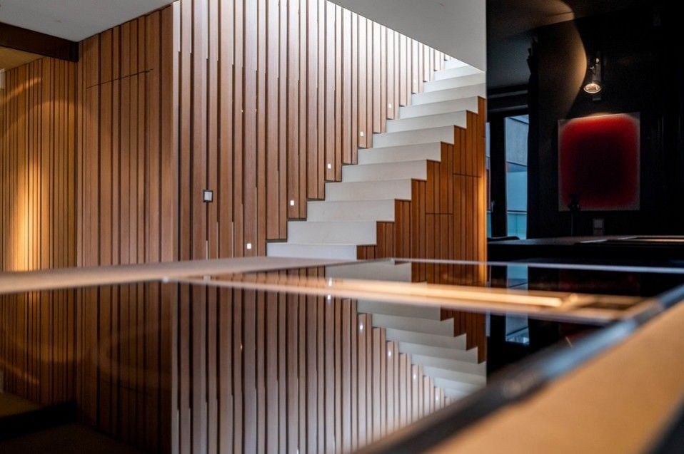 Pronájem luxusního penthousu 3kk (230m2) River Diamond, Karlín