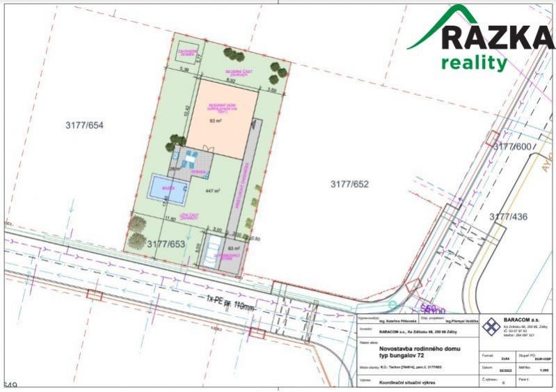 Novostavba bungalovu 4+KK (72 m2) Tachov