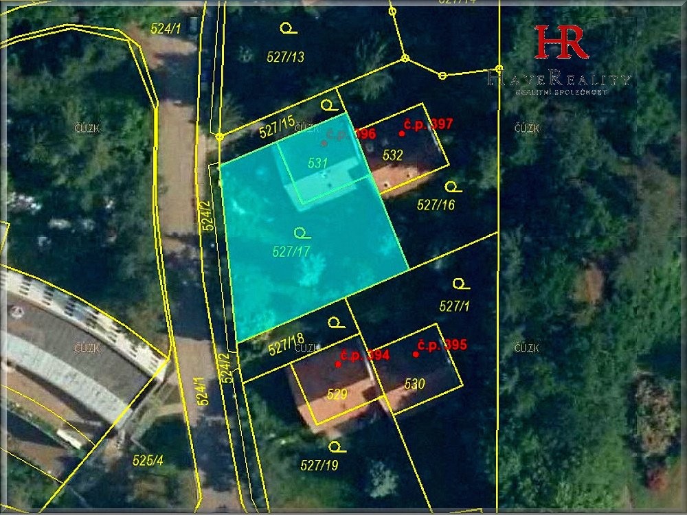 Prodej stavebního pozemku 655 m2, Průhonice