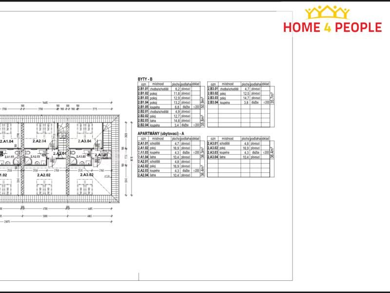 Prodej RD se st.,povolením a projektem, 3 X byt, 3 X apartmány, parkovací stání, Dobřichovice