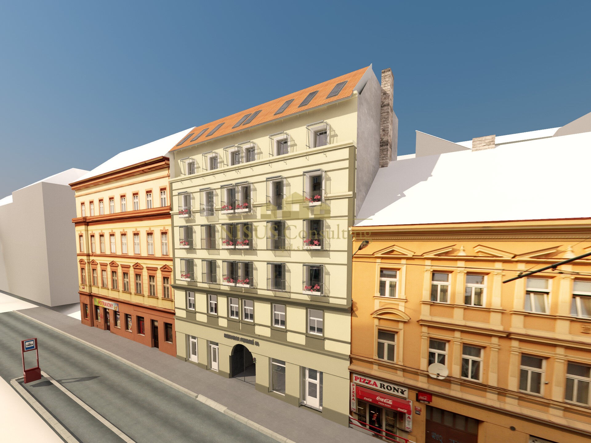 Rezidence Košíře, prodej bytu 1+kk, 69 m2, terasa, Praha 5 - Košíře