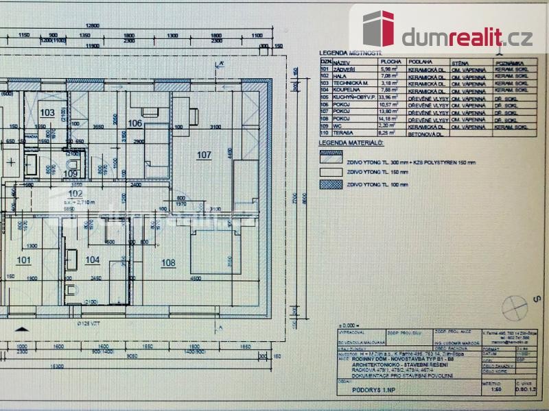 Prodej, rodinný dům 4+kk, 131 m2, Racková