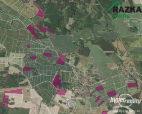 Zemědělské pozemky 28 ha Třebomyslice