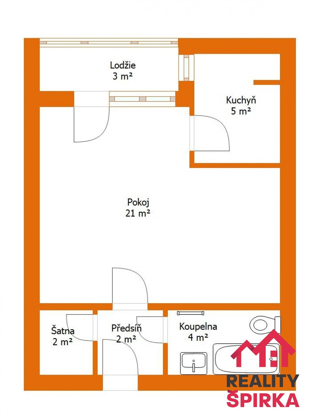 Prodej byt 1+1 s lodžií, CP 40 m², ul. Západní, Moravská Třebová