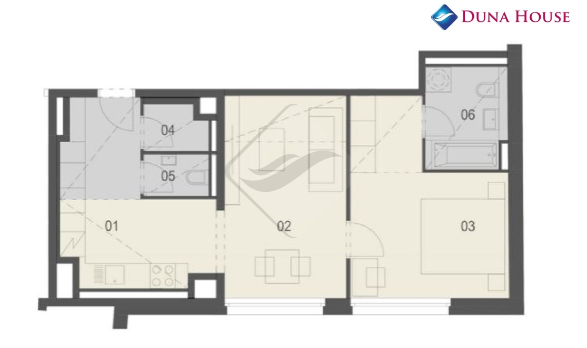 Prodej bytu 2+1, 49,4 m2, Poděbradská, Praha 9