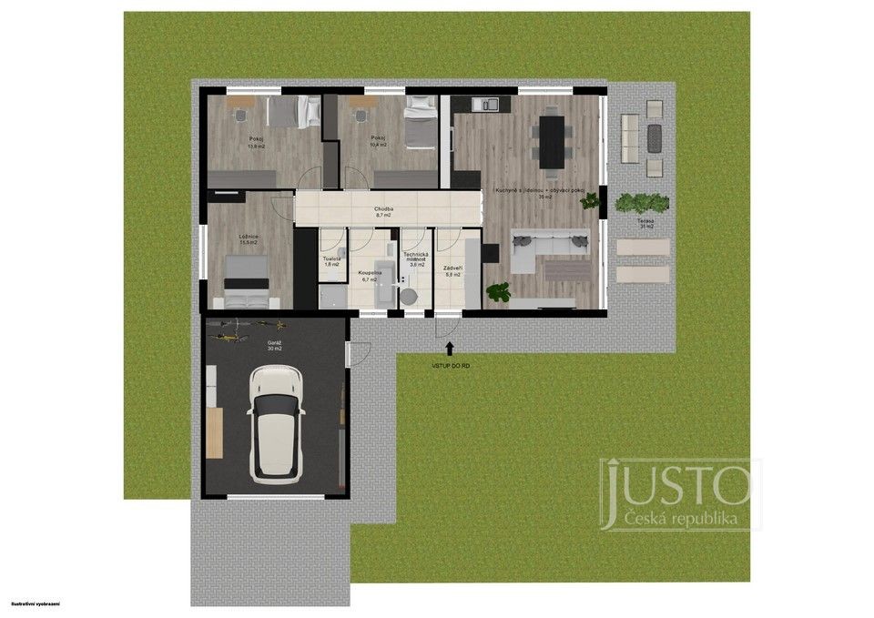 Prodej rodinného domu, 132 m² (896 m²), Dynín