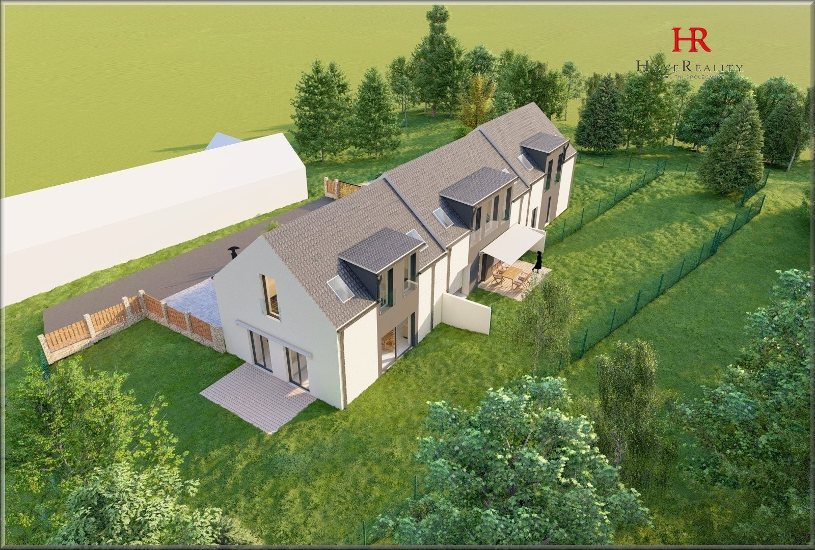 Prodej 3 stavebních parcel, výměra 1400 m2, Vlašim – Bolinka