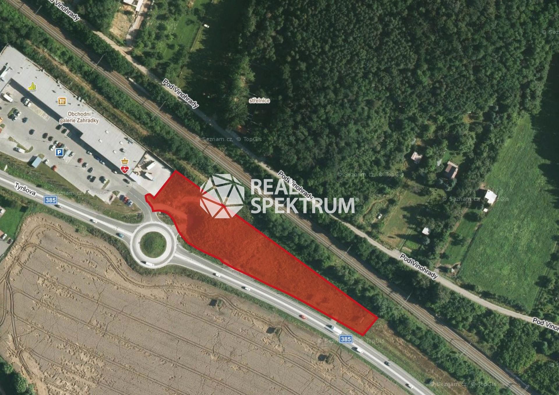 Prodej pozemku pro komerční výstavbu 5 027 m2, Kuřim u Brna