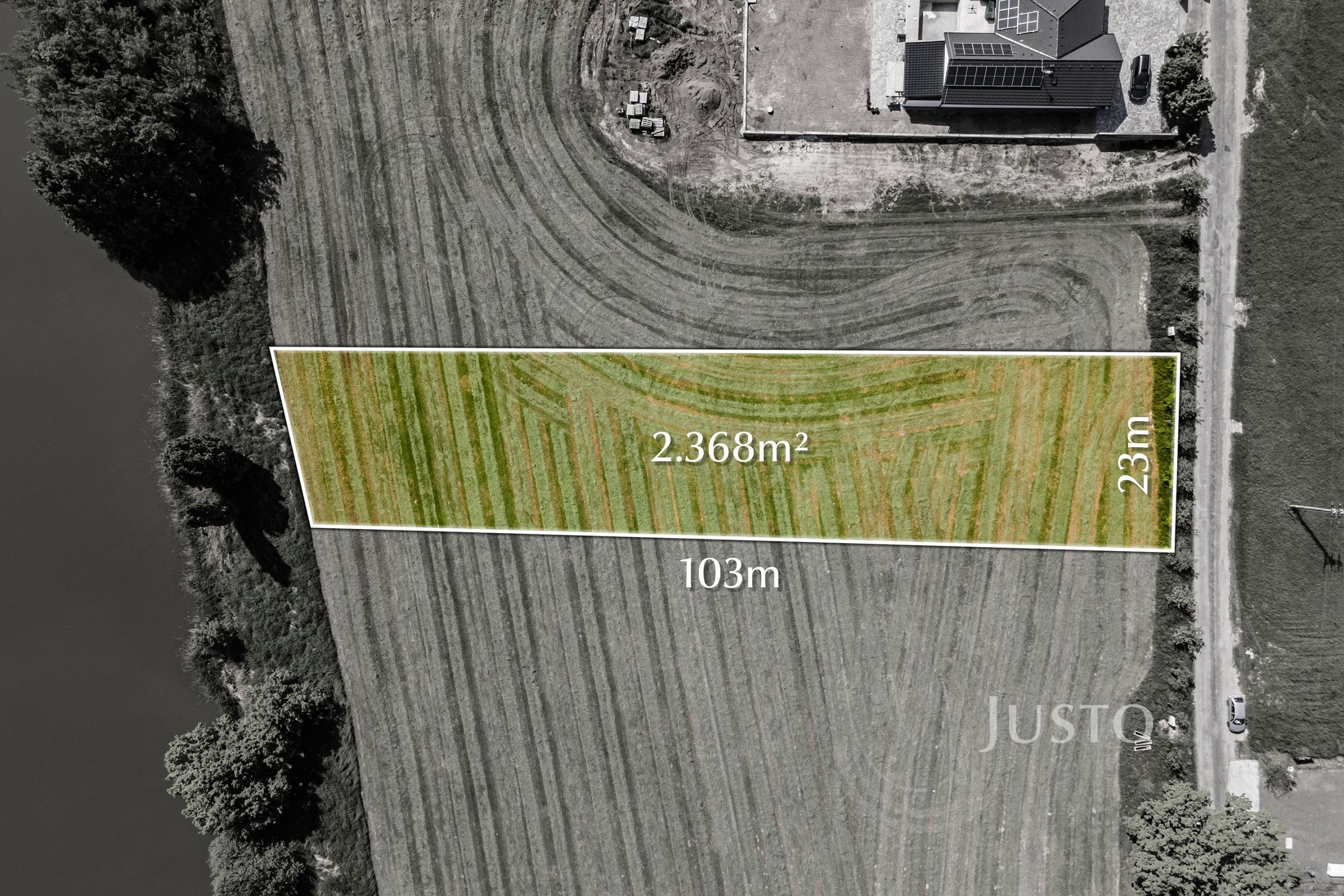 Prodej pozemku, 2368 m², Zálužice u Českých Budějovic