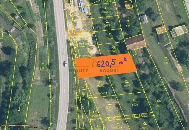 Prodej stavebního pozemku 620,5 m2 v Kyjově-Bohuslavicích.