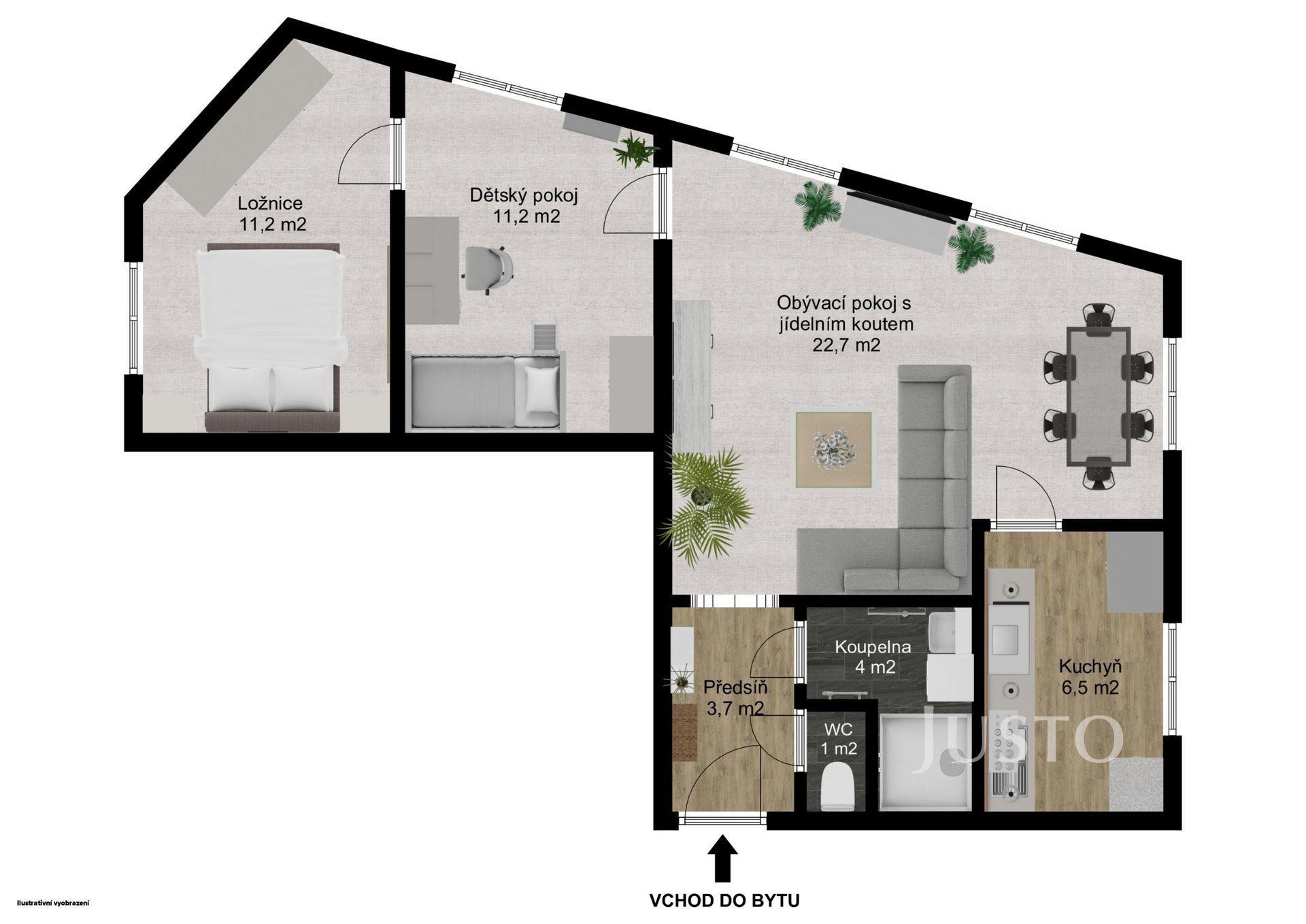 Prodej 3+1, 65 m² + Z, České Budějovice - Suché Vrbné