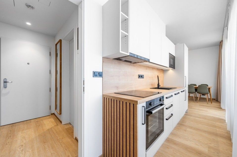 Pronájem designového bytu, 2kk, 71m2, s terasou, Praha, Karlín