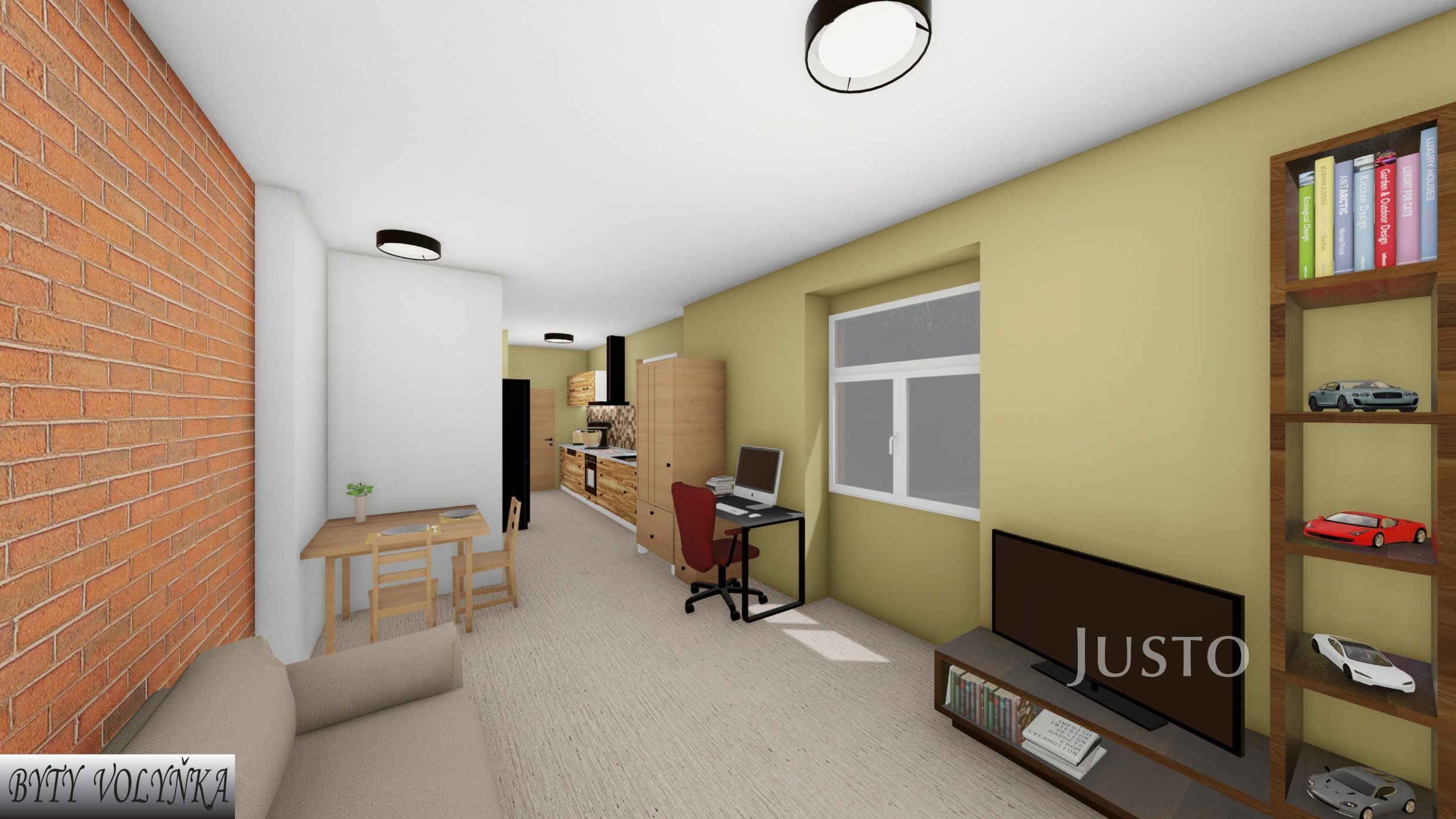 Prodej zrekonstruovaného bytu 1+kk 30 m² - Vimperk