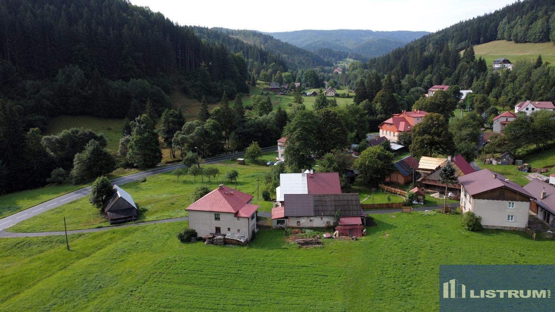 Prodej 1/2 rodinného domu 125 m2, pozemek 769 m2, Horní Lomná , okres Frýdek-Místek