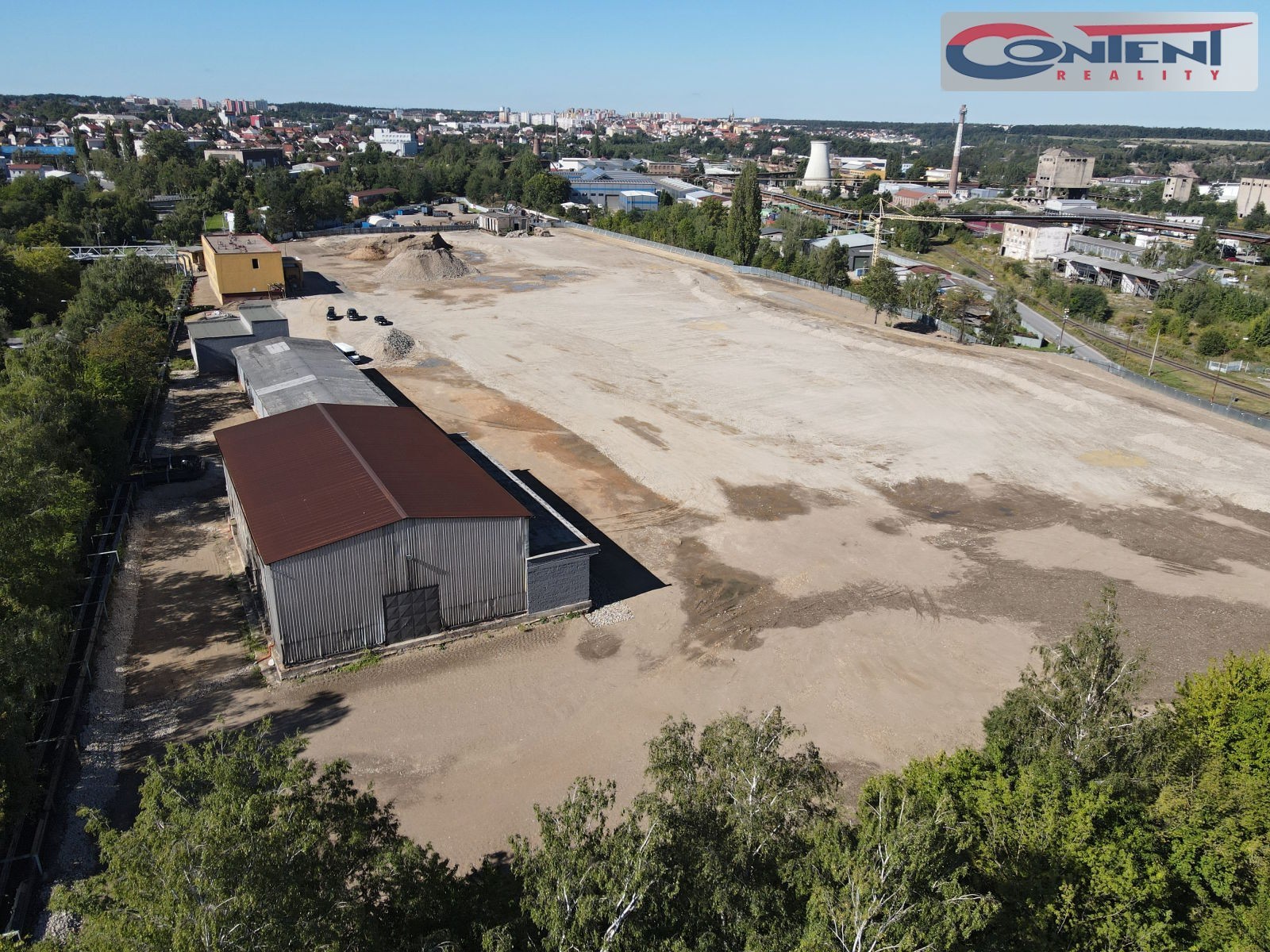 Pronájem venkovních zpevněných ploch 37.000 m2, Kladno