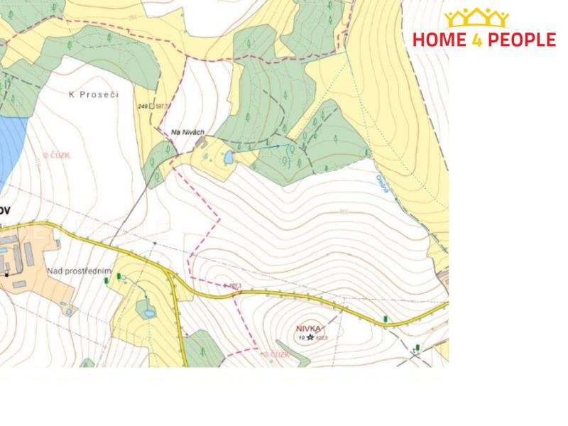 prodej pozemku 44.575 m2, Putimov, okr. Pelhřimov