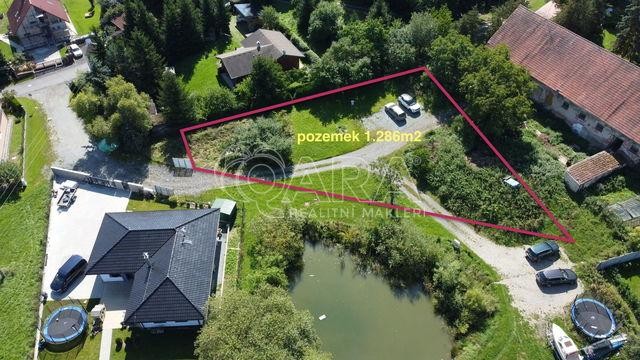 Prodej, pozemek, 1.286 m2, Moukrouše, okr. Plzeň-město