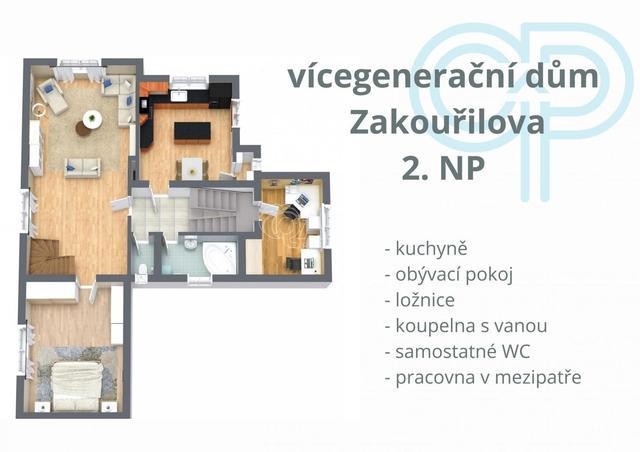 Prodej třípodlažního rodinného domu na pražském Chodově!
