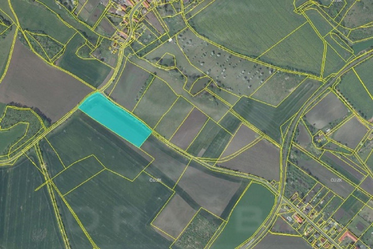 Lesy a pole 15.396m2, Chotiměř, podíl 1/10
