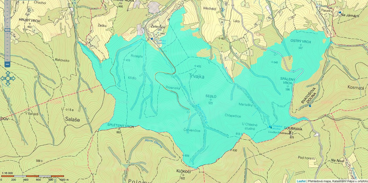 Lesní pozemky, Vizovice, spoluvlastnický podíl 211/337472