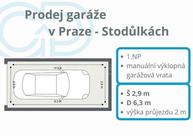 Prodej garáže v Praze - Stodůlkách!