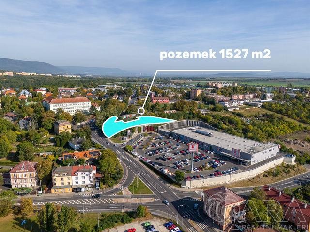 Prodej komerčního pozemku 1 527 m² v Chomutově