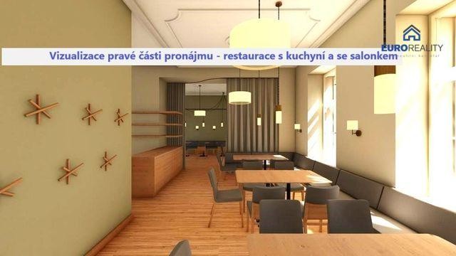 Pronájem, restaurace a bistra, 207 m2, Plzeň, ul. Husova