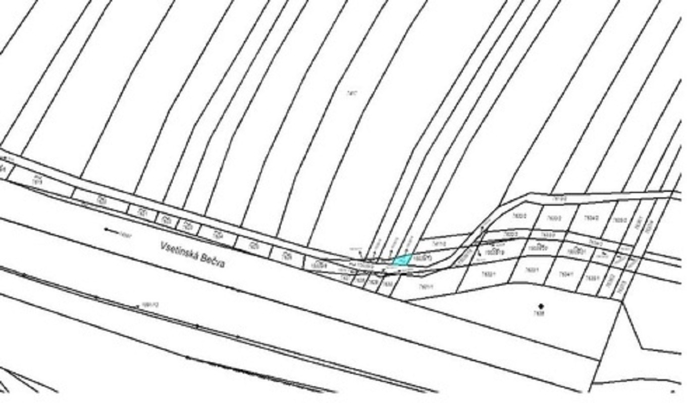 Zastavěná plocha a nádvoří 24m2, Vsetín, podíl 2/16