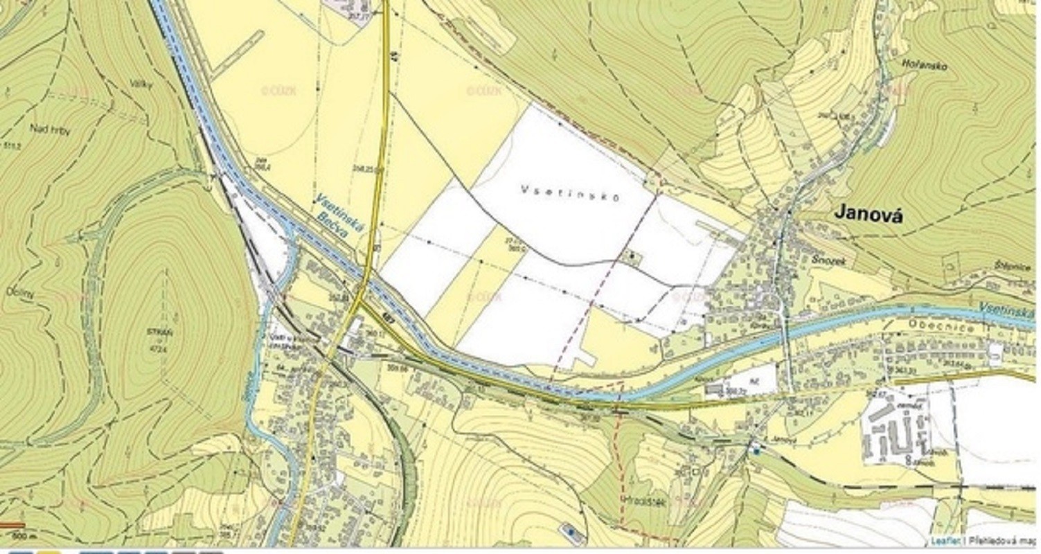 Zastavěná plocha a nádvoří 24m2, Vsetín, podíl 2/16