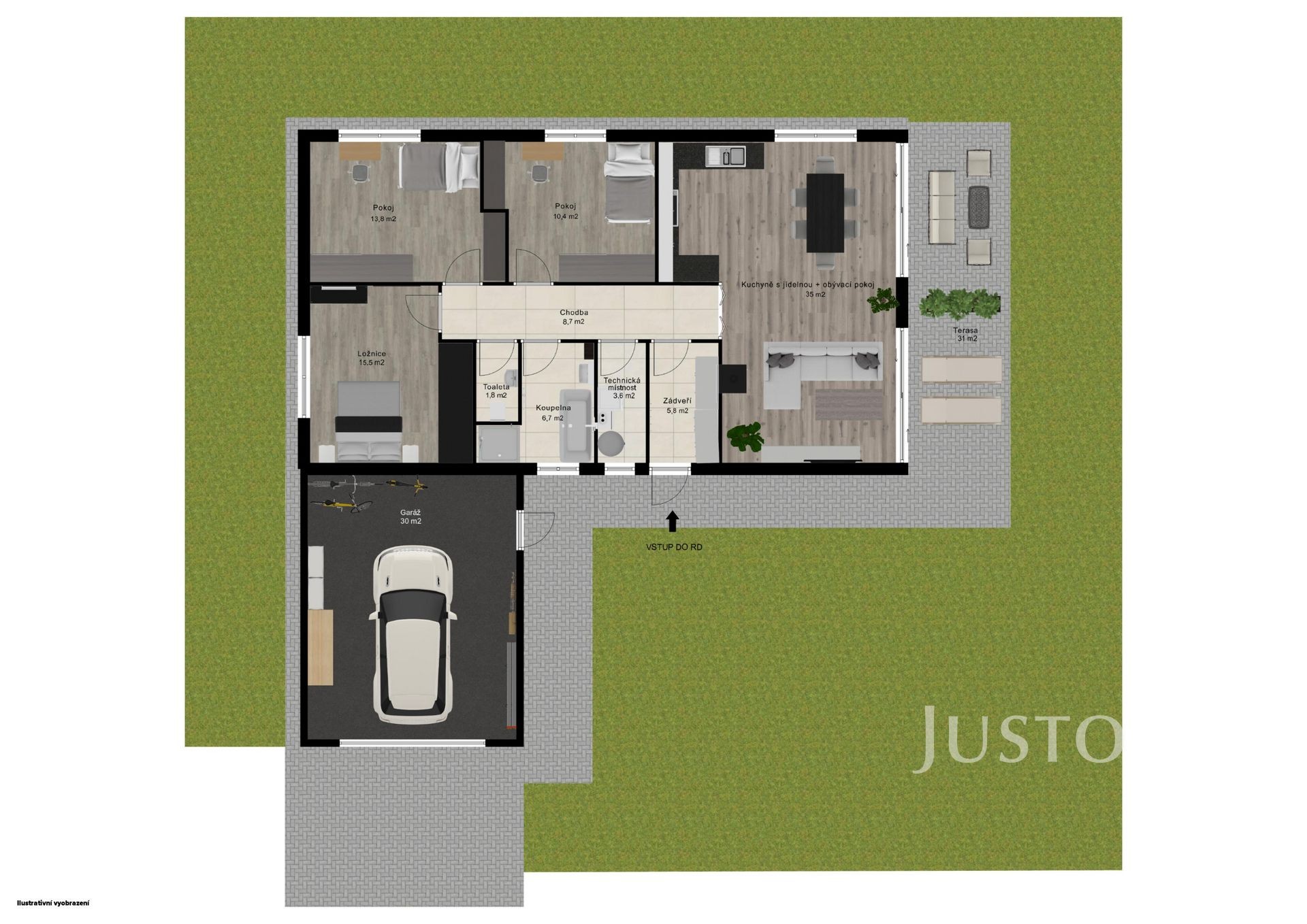 Prodej rodinného domu, 132 m² (896 m²), Veselí nad Lužnicí - Dynín