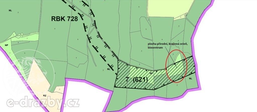 Pozemek (3.946 m2), obec Levínská Olešnice, okres Semily