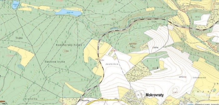 TTP 1180m2, Mokrovraty, podíl 1/42