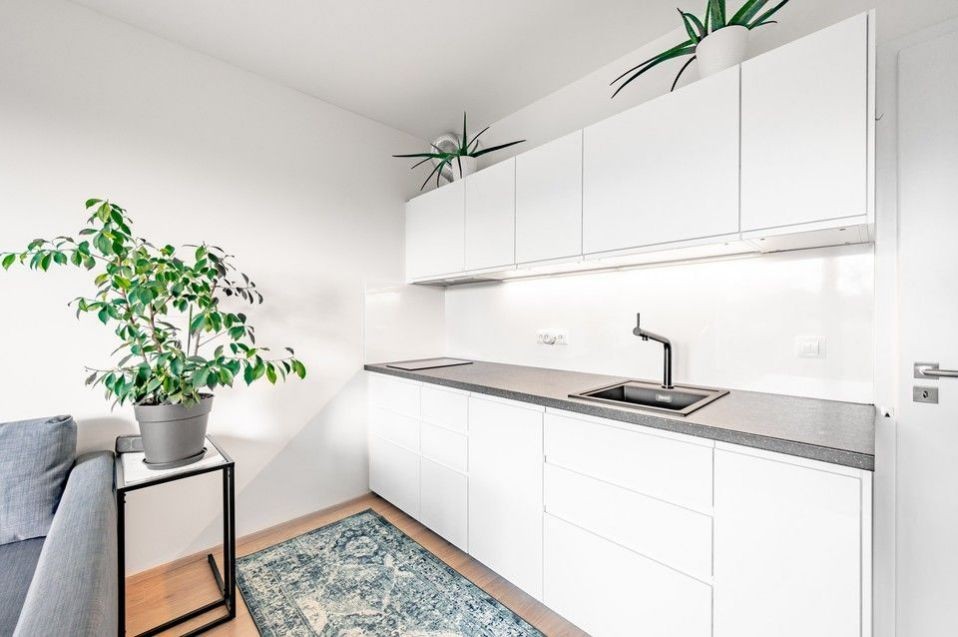 Pronájem nového bytu 2+kk o rozloze 60 m2 s terasou a parkovacím místem