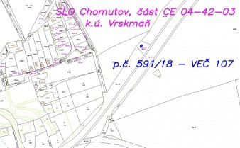 77220502 (VS): Vrskmaň – bunkr („řopík“) VEČ 107 s pozemkem, k.ú. a obec Vrskmaň, okr. Chomutov.