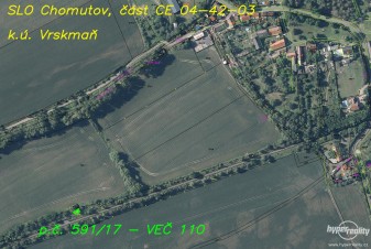 77220503 (VS): Vrskmaň – bunkr („řopík“) VEČ 110 s pozemkem, k.ú. a obec Vrskmaň, okr. Chomutov.