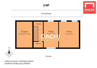 Prodej rodinného domu 3+1, 91m² se zahradou 851 m², Bělkovice-Lašťany
