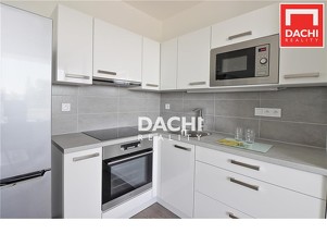 Pronájem novostavby bytu 1+kk 32,39 m² s balkonem 6,48 m², Topolová, Olomouc - Slavonín