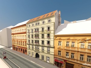 Rezidence Košíře, prodej bytu 1+kk, 69 m2, terasa, Praha 5 - Košíře