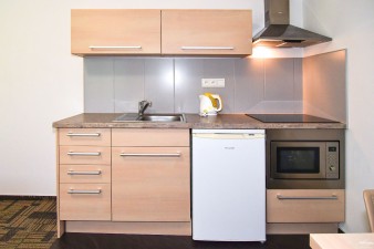 Pronájem luxusního zařízeného bytu 1+kk s balkonem a klimatizací, 33 m2